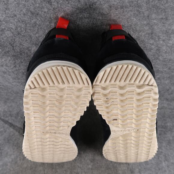 Adidas Shoes Mens 11.5 Military Trail Runner Sneakers Black Leather Primaloft - Picture 12 of 13